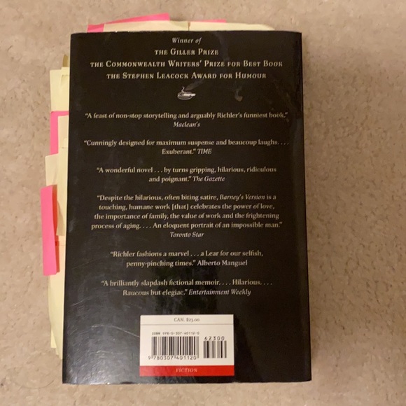 Barney’s Version by Mordecai Richler - Picture 2 of 3
